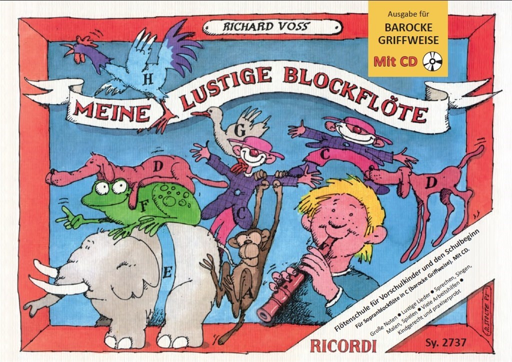 Meine lustige Blockflöte Band 1 & CD (barocke G.)